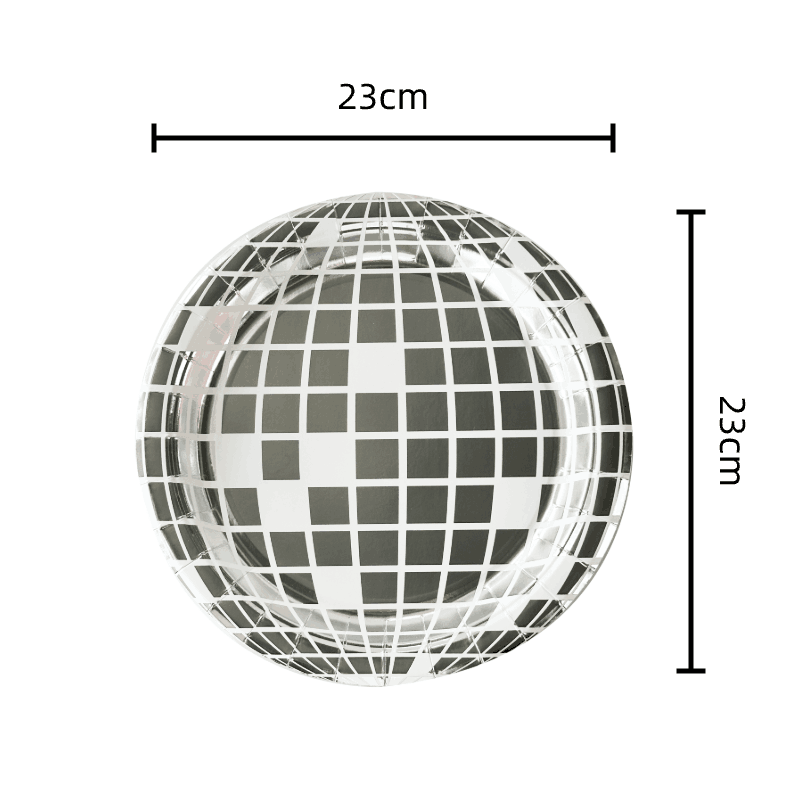 9" Plate Ball Disc C/8