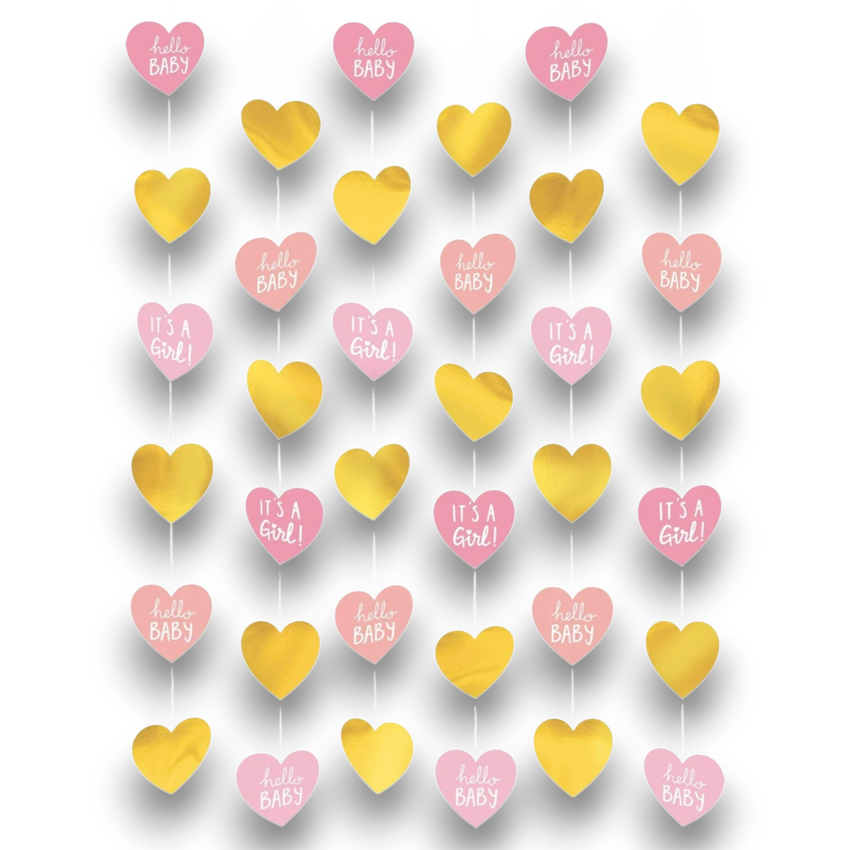 Decoracion Colgante Hello Baby C/6