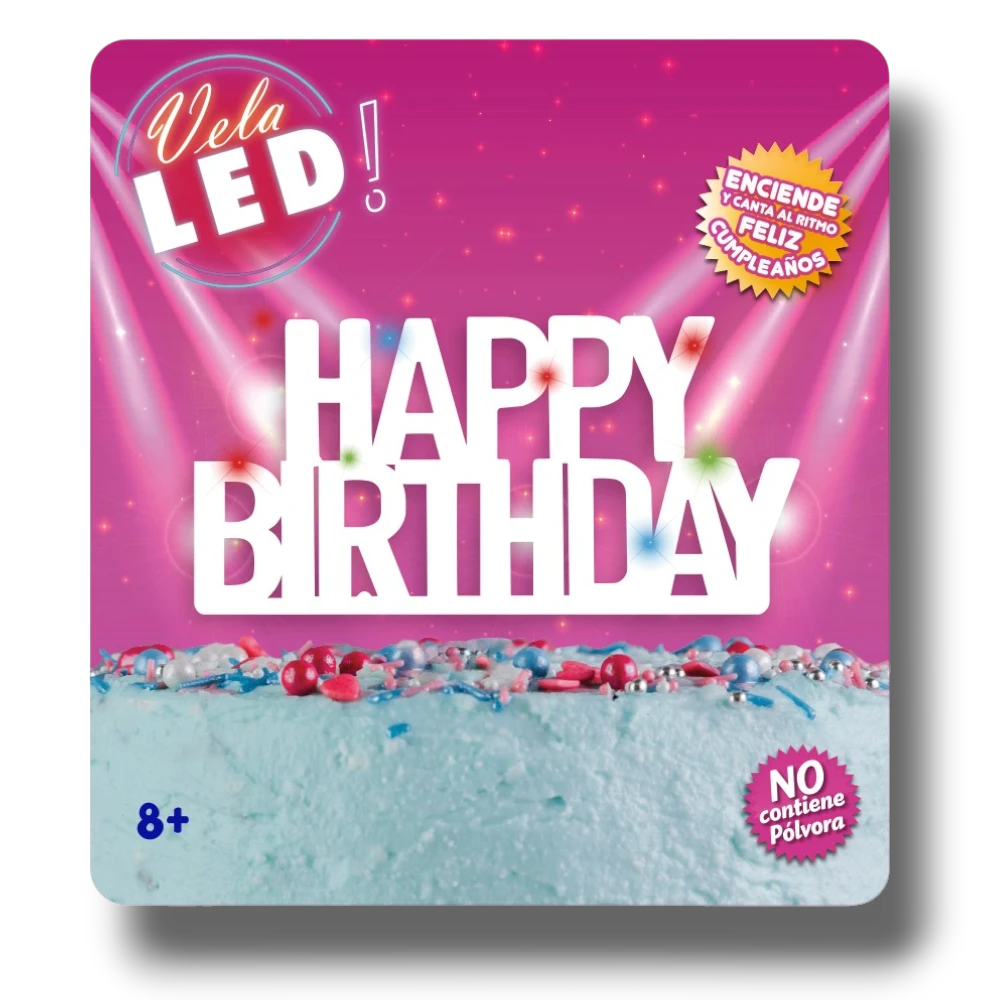 Vela Led Musical HBD C/1