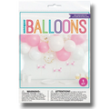 Balloon Arch Kit Pink & White C/1