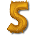 26" Balloon Number 5 Gold C/1