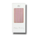 Pink Metallic Candles C/6