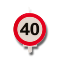 Vela de Cumpleaños 40 C/1