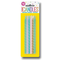 Vela Larga Pastel Multicolor C/12