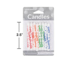 Velas Espiral Happy Birthday C/8