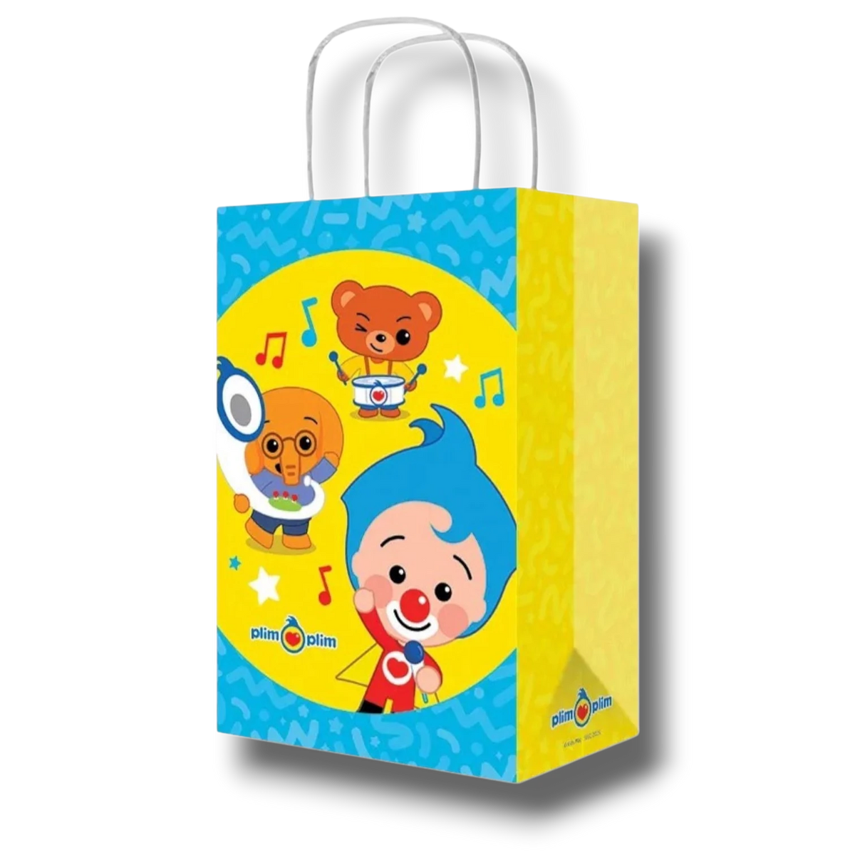 Bolsa De Papel Con Asa Plim Plim C/6