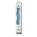 Velas Curvas Azules C/6