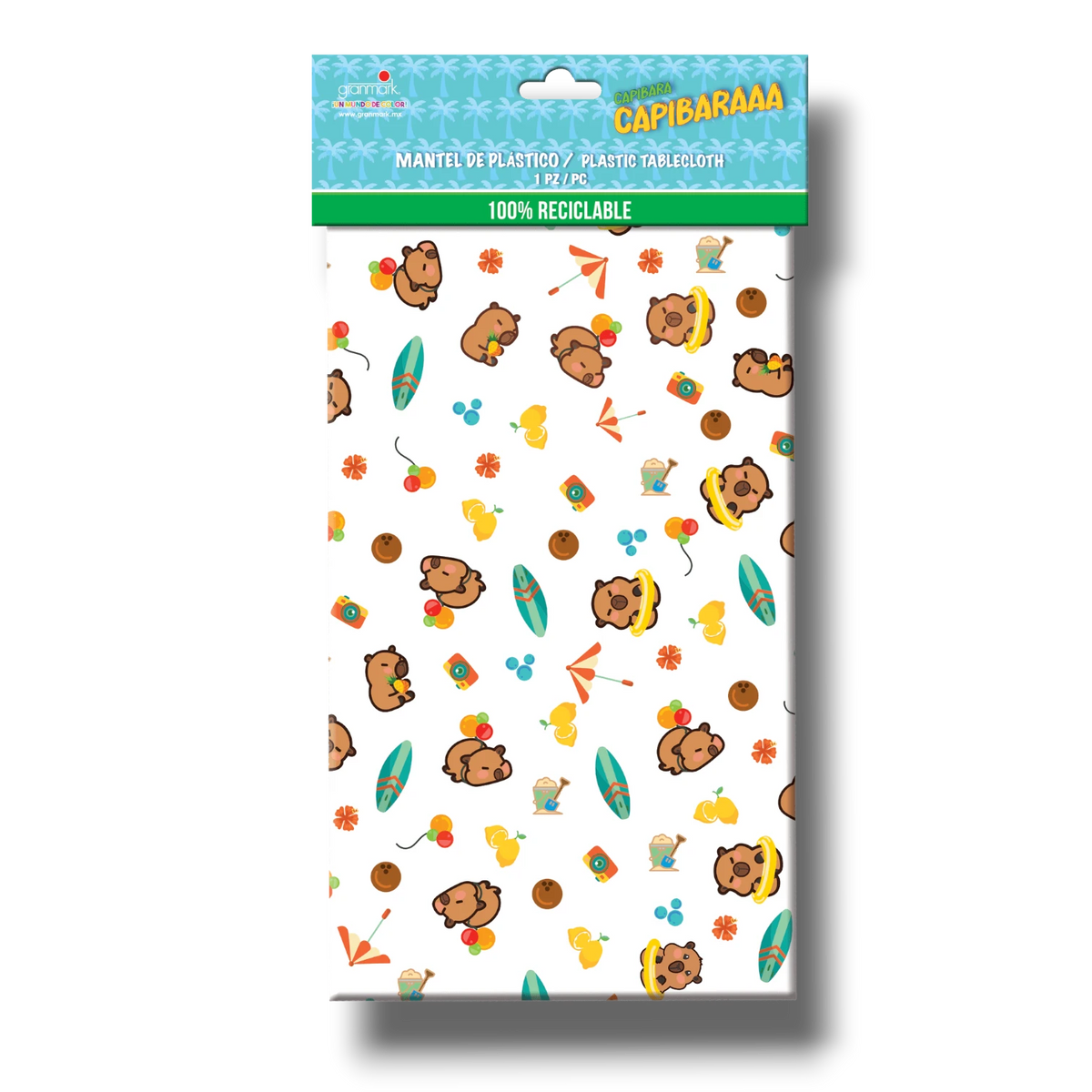 Capybara Summer Tablecloth C/1
