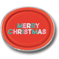 Bright Santa Oval Plate C/8