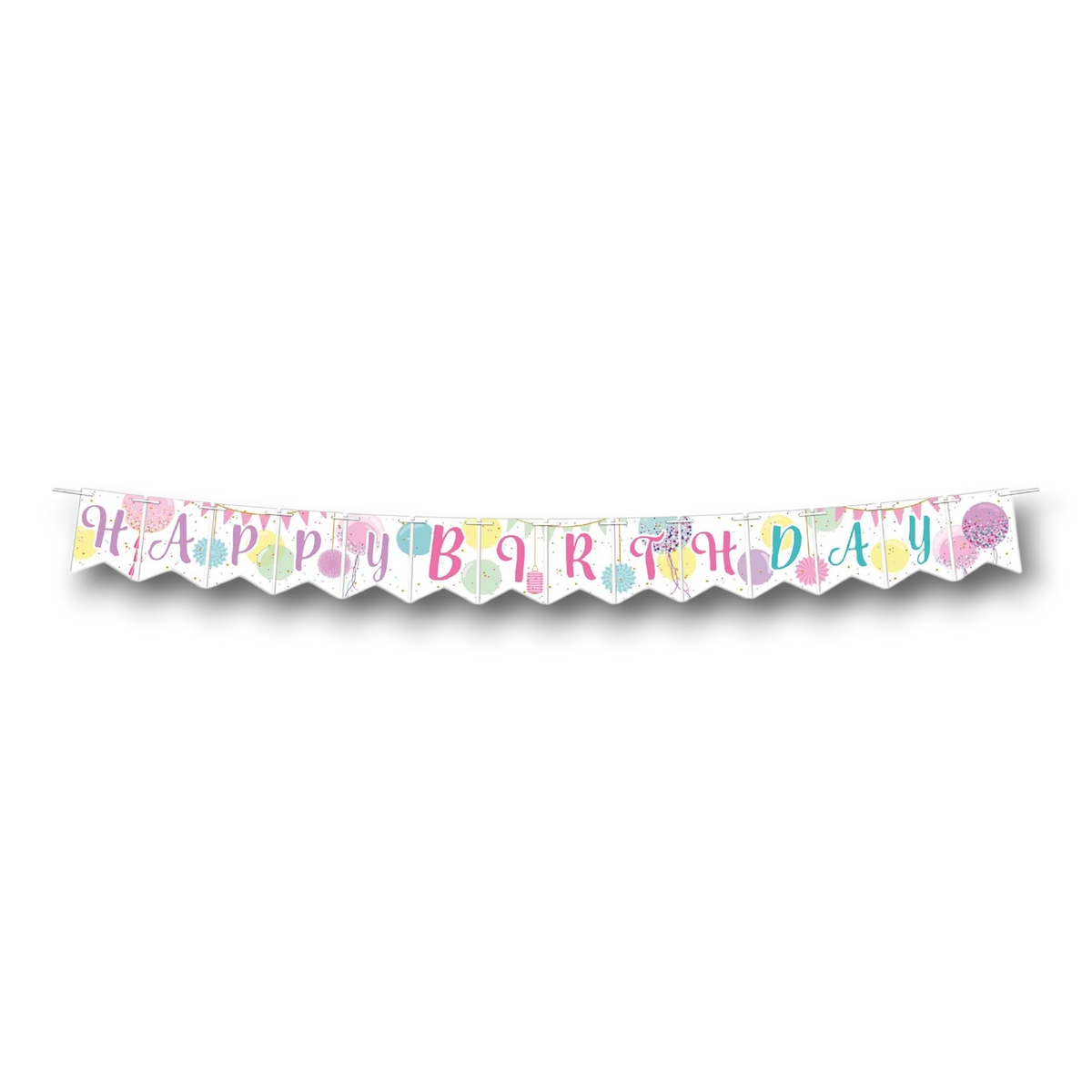 Banderin Happy Birthday Sweet Balloons C/1