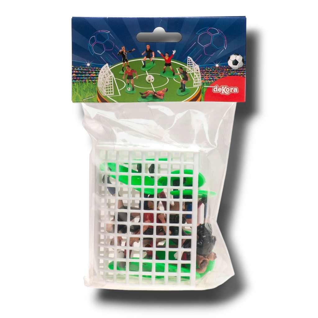 Kit Futbol Rojo Y Azul PVC