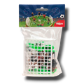 Kit Futbol Rojo Y Azul PVC