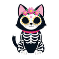 Figura Coroplast Gatito Dia De Muertos C/1