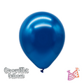Bolsa De Globos Chrome 5" Azul C/100