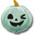 Globo 22" Calabaza Verde C/1