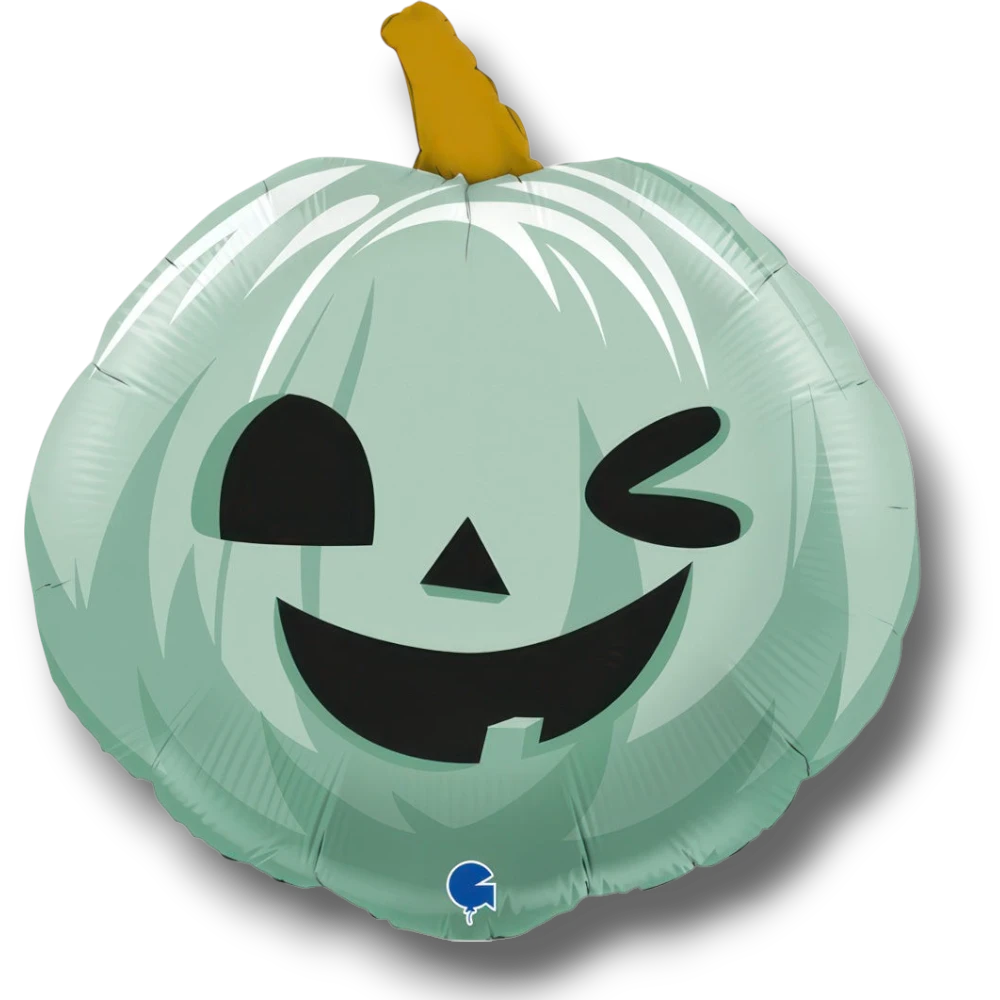 Globo 22" Calabaza Verde C/1
