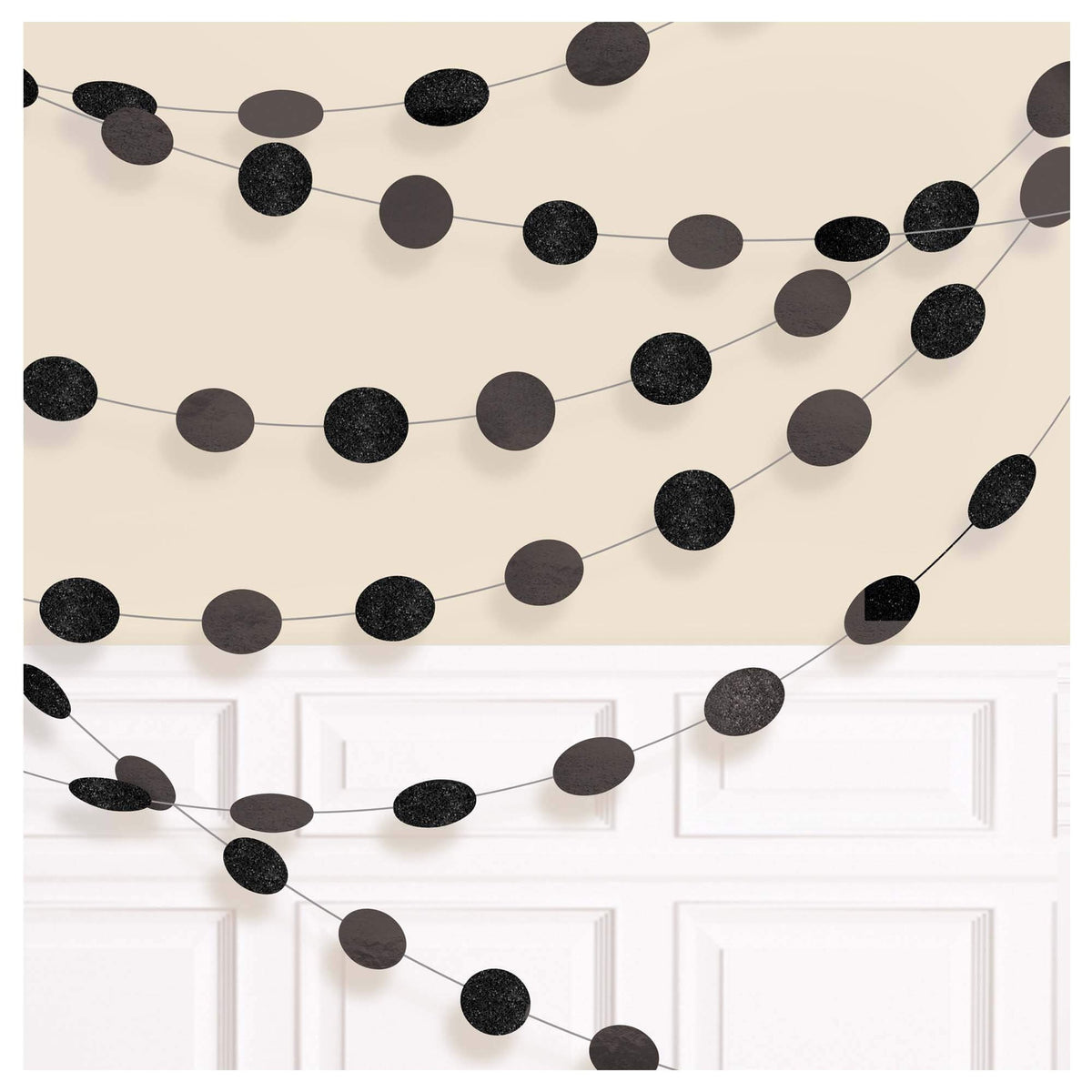 Dots Garland Negro C/6