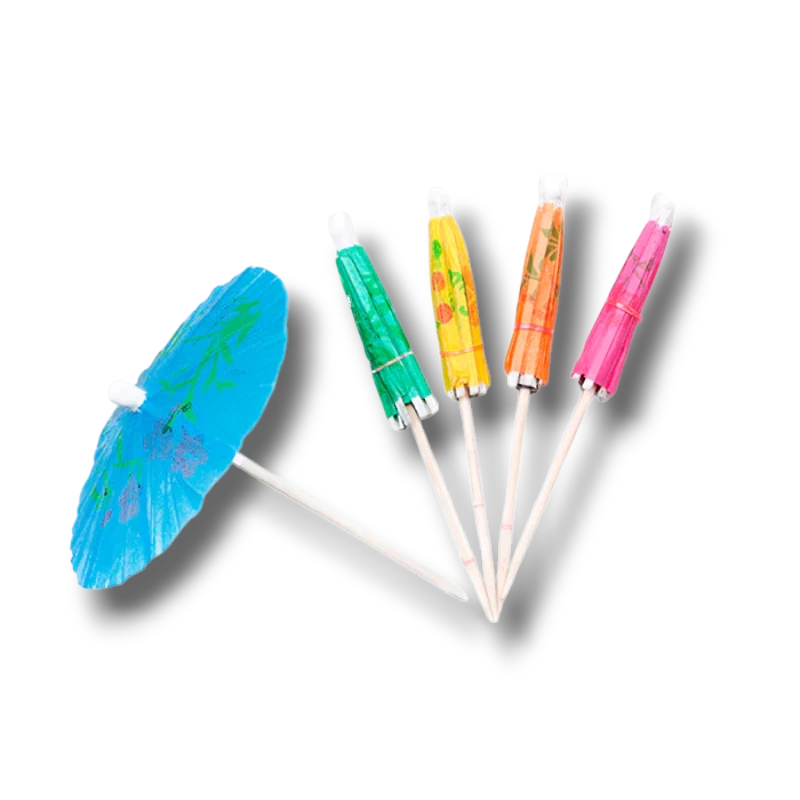 Palillos Sombrilla C/25