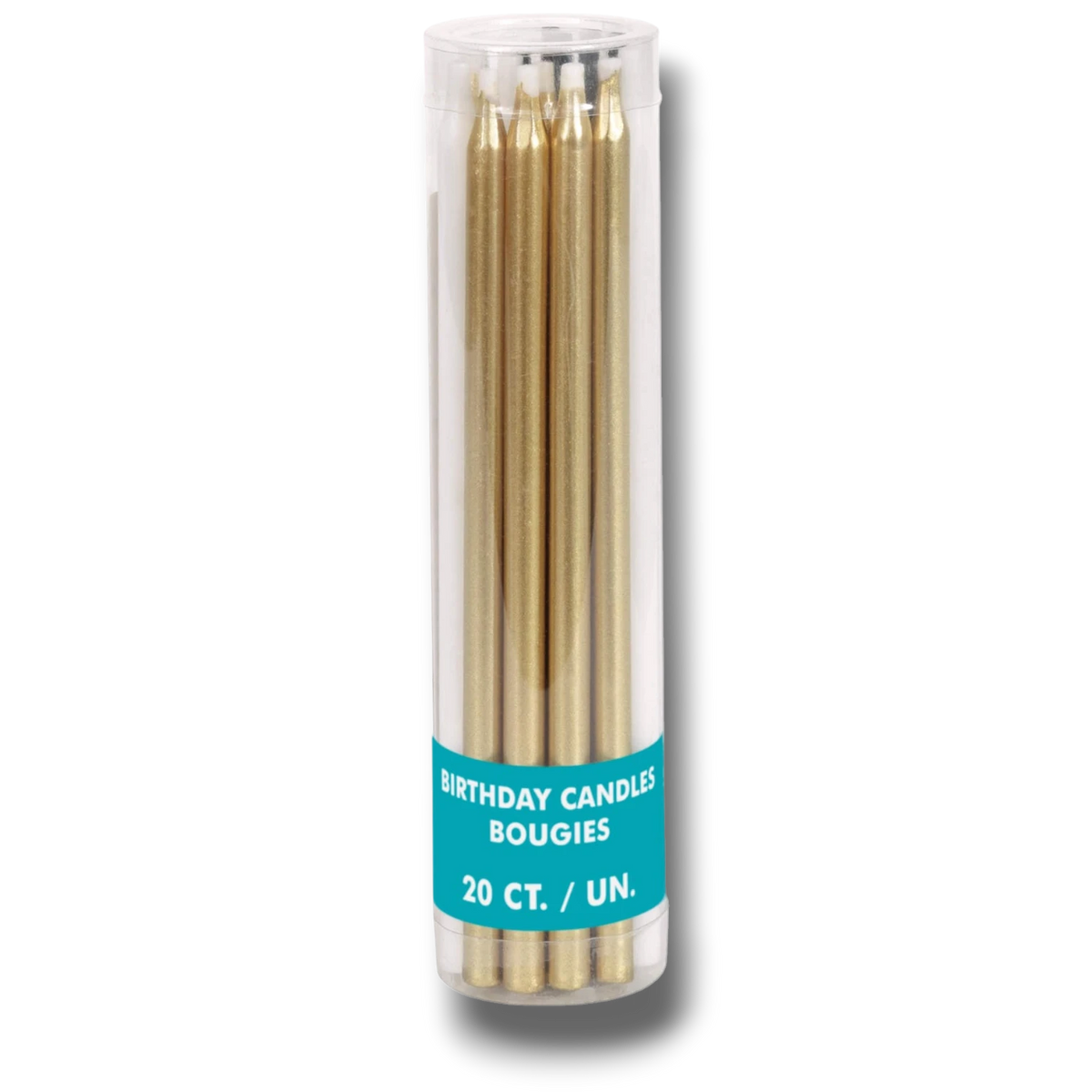 Velas Black Gold & White C/20