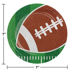 Plato 7" Tailgate Time Football Americano C/8