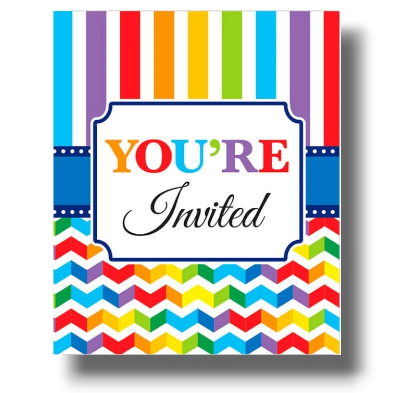 Bright Birthday Invitation C/6