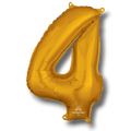 Balloon 26" Number 4 Gold C/1