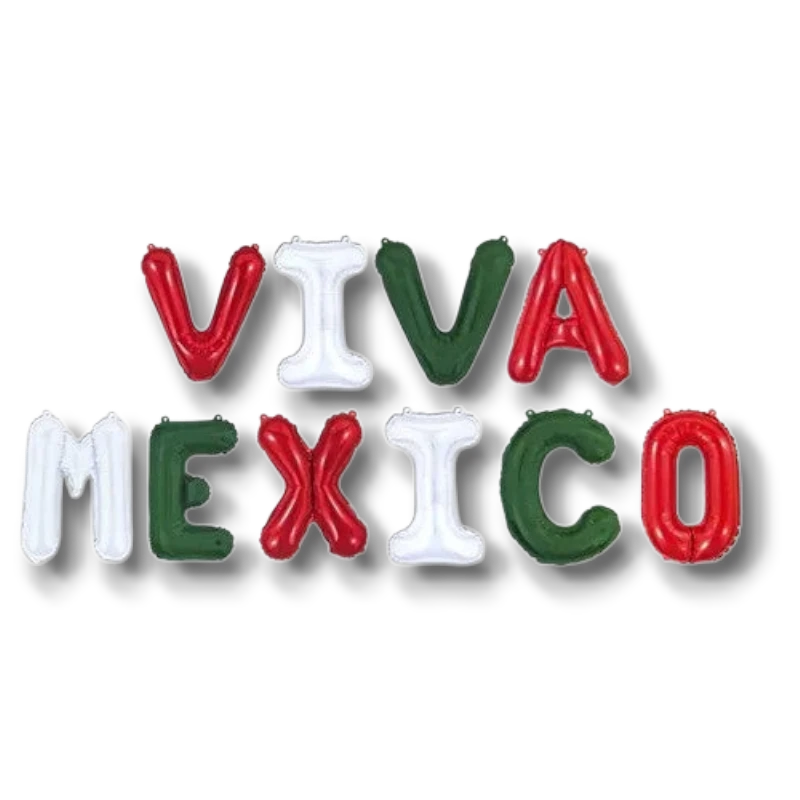 Letrero Globo Viva Mexico C/1