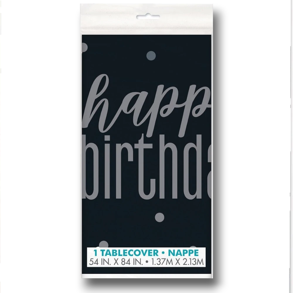 Mantel Happy Birthday Black & Grey C/1