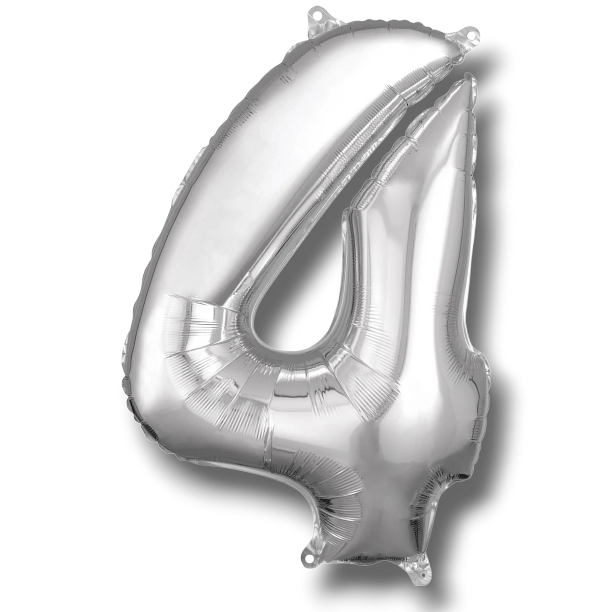 Globo 26" Numero 4 Plata C/1