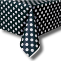 Mantel Polka Dots Negro C/1