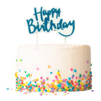 Happy Birthday Blue Candle (1 per candle)