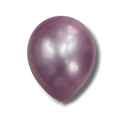 Bolsa De Globos Chrome 9" Lavanda C/50
