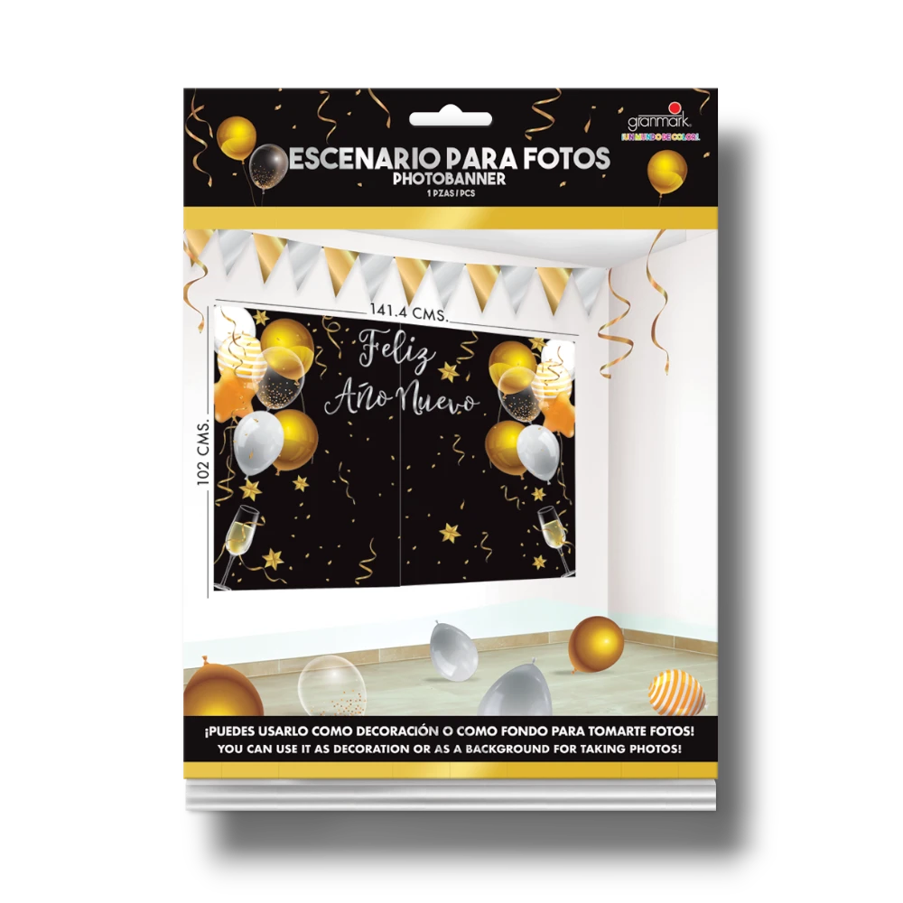 Escenario Para Fotos Feliz Año Nuevo C/2