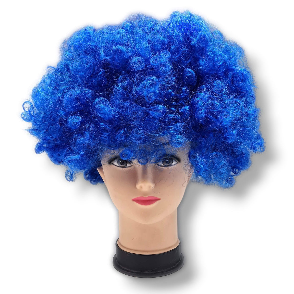 Peluca Afro Azul Rey C/1