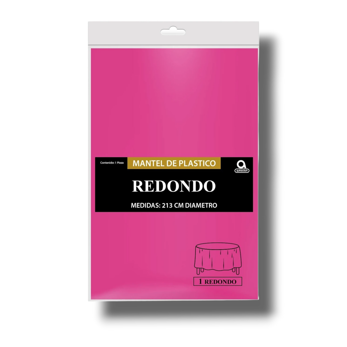 Mantel Redondo Magenta C/1