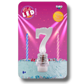 LED Candle Number 7 C/1
