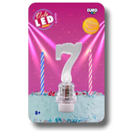 LED Candle Number 7 C/1