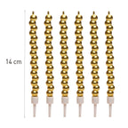 Gold Bubble Candles (6 Pack)