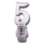 LED Candle Number 5 C/1