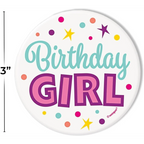Boton Birthday Girl C/1