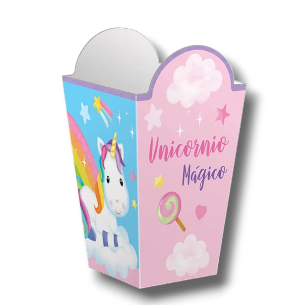Cajita Fantasia Unicornio Arcoiris C/6