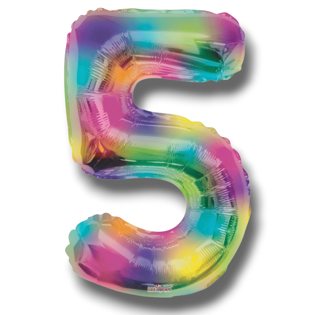 Globo 36" Numero 5 Multicolor C/1