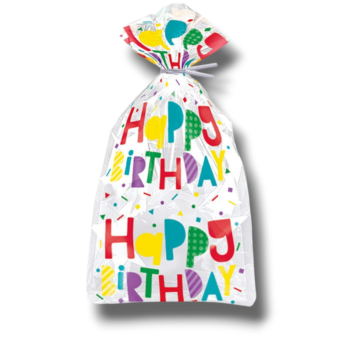 Bolsa Celofan Colorfull Happy Birthday C/20