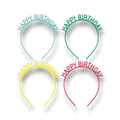 Cheerfull Happy Birthday Headbands C/4