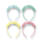 Cheerfull Happy Birthday Headbands C/4