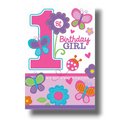Invitacion One Birthday Girl  C/8