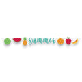 Glitter Banner Letters and Fruits C/1