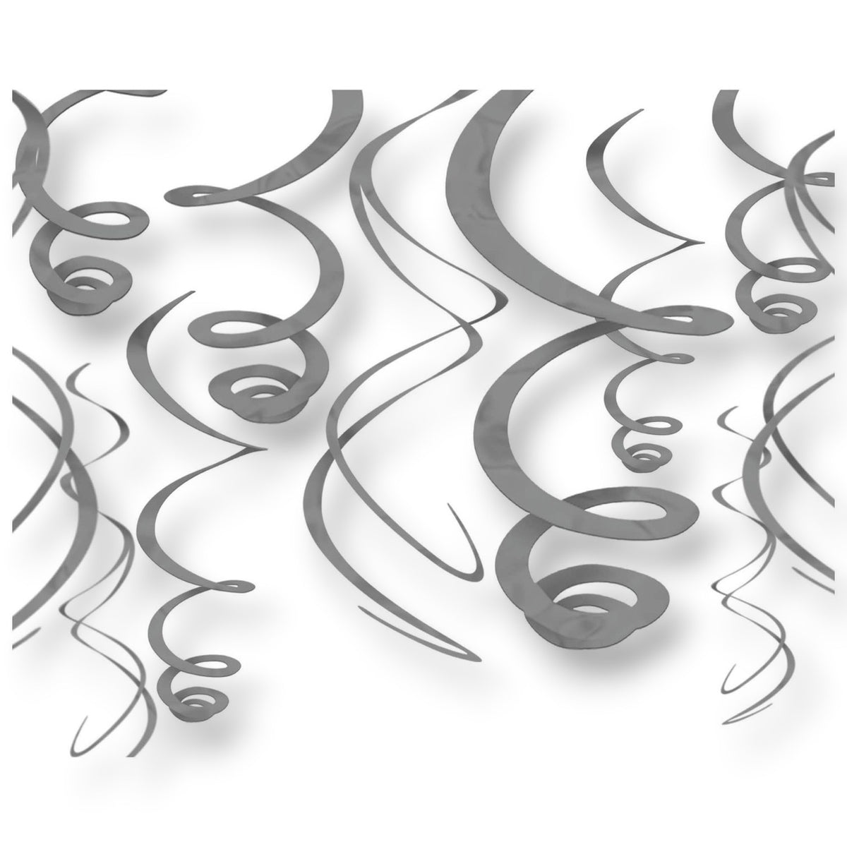 Swirl Decorations Plata C/12