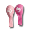 Bolsa De Globos 9" Es Una Niña  Liso C/12