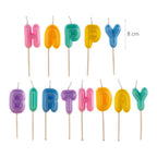 Happy Birthday Candle Colors C/13